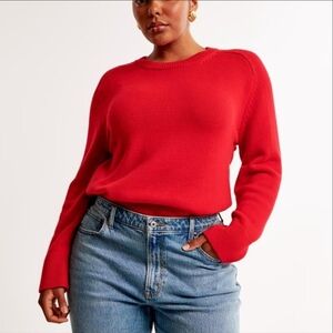 Cotton-Blend Crew Sweater